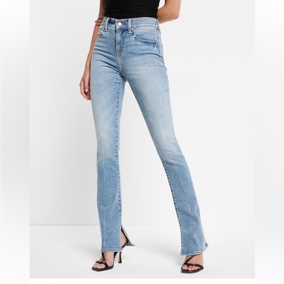 Express Denim - Mid Rise Light Wash Skyscraper Jeans express women’s 14R  NWT $128 value